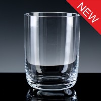 Balmoral Glass Mouth Blown 8oz Classic Tumbler, Pair, Satin Boxed