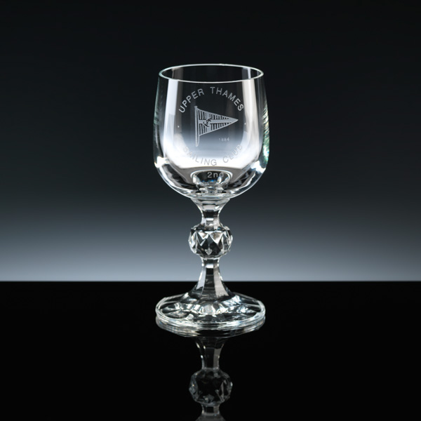 Claudia 2oz Sherry Glass, Pair, Satin Boxed