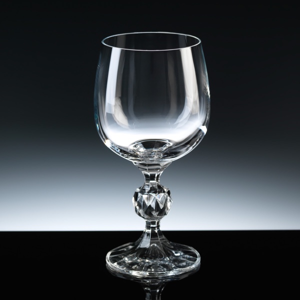 Claudia 7oz White Wine Glass, Single, Satin Boxed