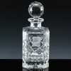 Earle Range Panelled Crystal 0.8L Square Spirit Decanter, Blue Boxed