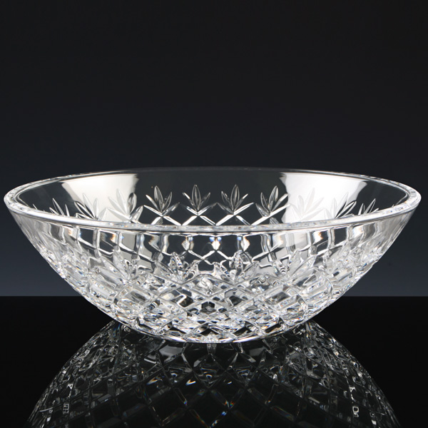 Traditional Fully Cut 24% Lead Crystal 11" Fruit Dish